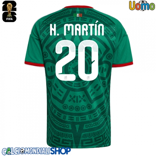 Maglie da calcio Messico Henry Martin #20 Prima Maglia Mondiali 2026  Manica Corta